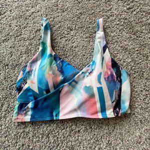 Colorful Capezio Dance Sports Bra